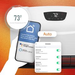 HEAT STORM 1500W Phoenix WiFi Infrared Wall Unit Wi-Fi Smart Heater in White HS-1500-PHX-WIH - Image 5