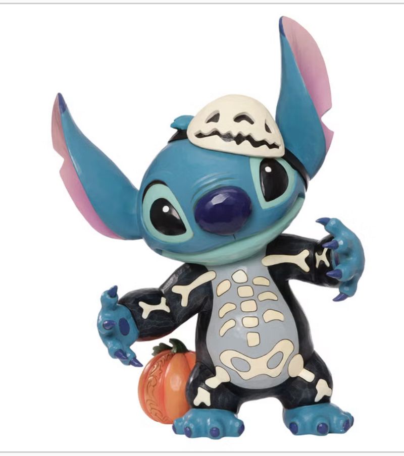 17" Disney Stitch Skeleton by Jim Shore - Image 1