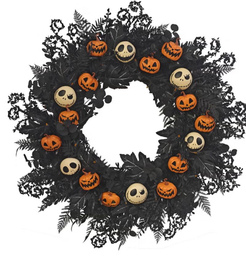Disney30" Disney The Nightmare Before Christmas Pre-Lit LED Wreath - Image 1