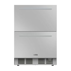 Koolmore 24 in. 4.9 cu. ft. Built-In Outdoor Refrigerator with Double Drawer for Outdoor Home Kitchen in Stainless-Steel KM-OKS-RD2 - Image 1