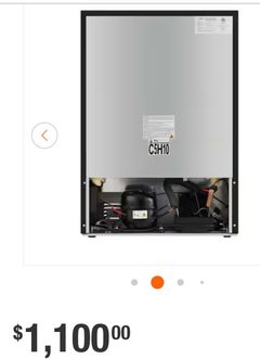 Koolmore 24 in. 4.9 cu. ft. Built-In Outdoor Refrigerator with Double Drawer for Outdoor Home Kitchen in Stainless-Steel KM-OKS-RD2 - Image 2
