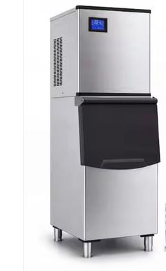 glaciomaker 23.2 in. 630 lbs./24H Full Cube Commercial Freestanding Ice Maker in Stainless Steel with 400 lb. Storage, Self-Cleaning DSS268-1 (2 boxes) - Image 1