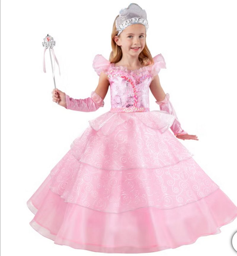 Teetot Pink Bubble Princess Child Costume child size 7-8 - Image 1