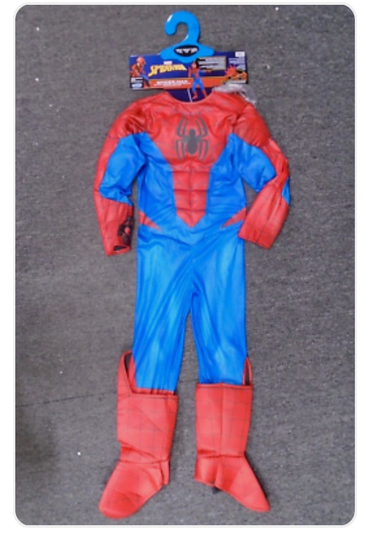 NEW Jazwares Marvel Spider-Man Deluxe Costume (Kids) size:5-6 - Image 1