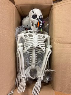 36� Posable Skeleton Halloween Decoration -1 pack - Image 1