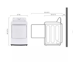 7.3 cu. ft. Rear Control Gas ENERGY STAR Dryer with Sensor Dry - Image 4