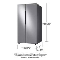 28 cu. ft. Standard Depth Smart Side by Side Refrigerator in Fingerprint-Resistant Stainless Steel - Image 4