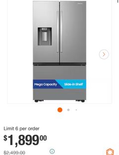 BOSCH 26 cu. ft. Counter Depth 3-Door French Door Refrigerator in Stainless Steel with External Water and Ice Dispenser - Image 1