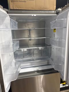 LG Counter-Depth 26.5-cu ft 3 -Door 36-in Wide French Door Refrigerator - Image 6