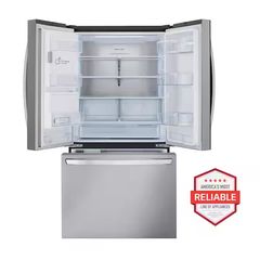 31 cu. ft. SMART Standard Depth MAX French Door Refrigerator with Dual Ice Makers in PrintProof Stainless Steel - Image 3