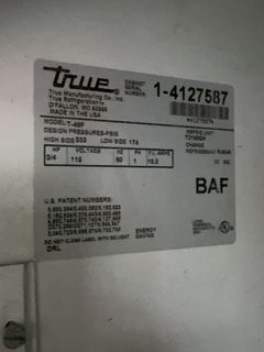 True T-49F Stainless Steel Double Door Freezer - Image 7