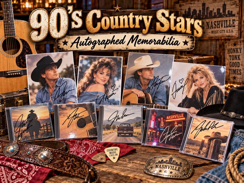 Huge 90's Country Autographed Collection