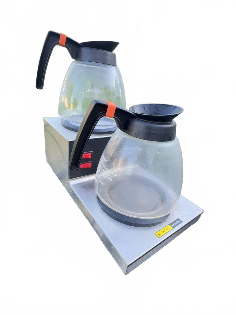 Double Burner Decanter Warmer