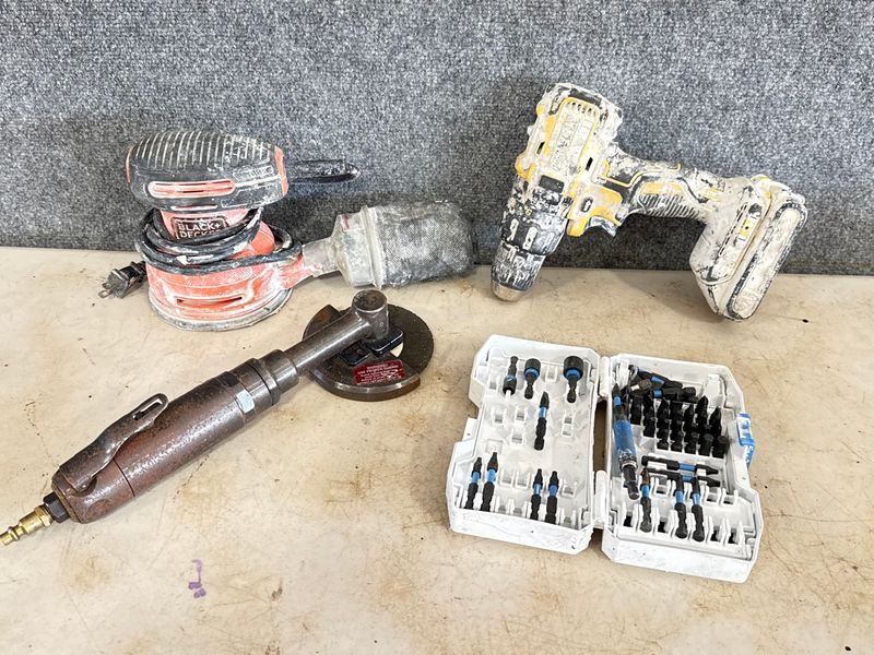 Sander, Drill and more