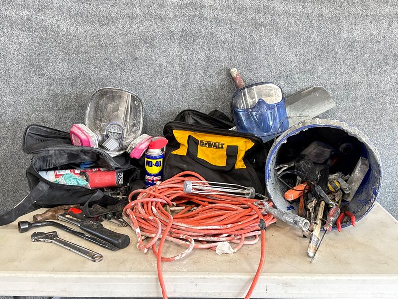 Miscellaneous lot of Tools and Painting Supplies