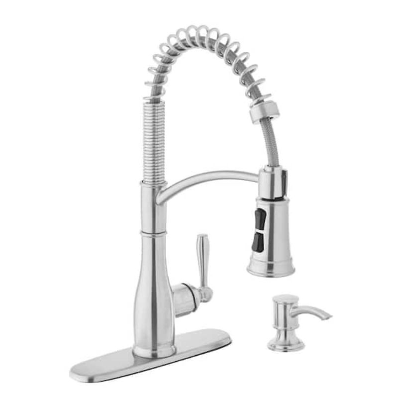 Kitchen Faucet With Soap Dispenser