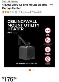 Garage Heater  - Image 2