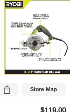 CordedWet Tile Saw - Image 2