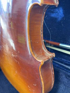 Acoustic Violin with Giuliani and H. Luger Bows in Hard Case - Image 14