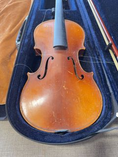 Acoustic Violin with Giuliani and H. Luger Bows in Hard Case - Image 3