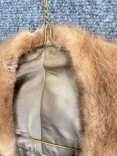 Blonde Mink Fur Stole Shawl Capelet Evening Wrap - Image 7