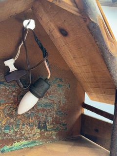 Wooden Nativity Stable With Thatched Roof - Image 4