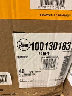 40 Gal. 4500-Watt Double Element Electric Water Heater - Image 6