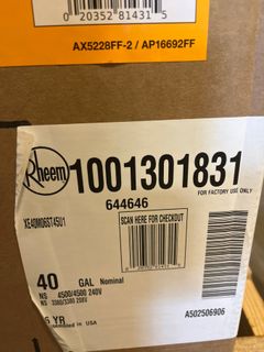40 Gal. 4500-Watt Double Element Electric Water Heater - Image 6