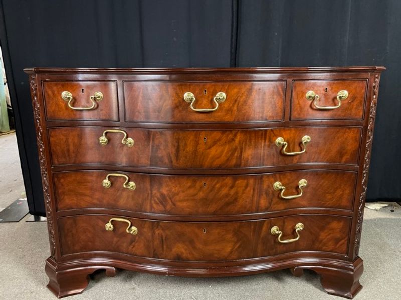 BakerChippendale style Bachelor's chest.
