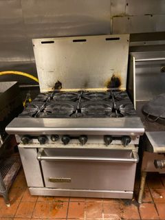 Six-Burner Gas Range with Oven - Image 2