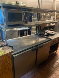 Prep Table With Cold Storage & Hot Wells - Image 2