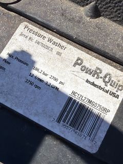 2700 PSI Pressure Washer, 7.5 HP, 2.7 GPM - Image 5
