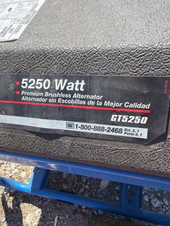 5250 Watt Portable Generator, 10 HP Engine - Image 2