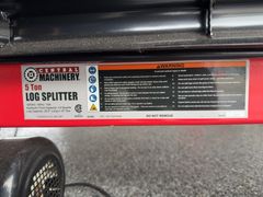 5 Ton Electric Log Splitter, Hydraulic Type - Image 8