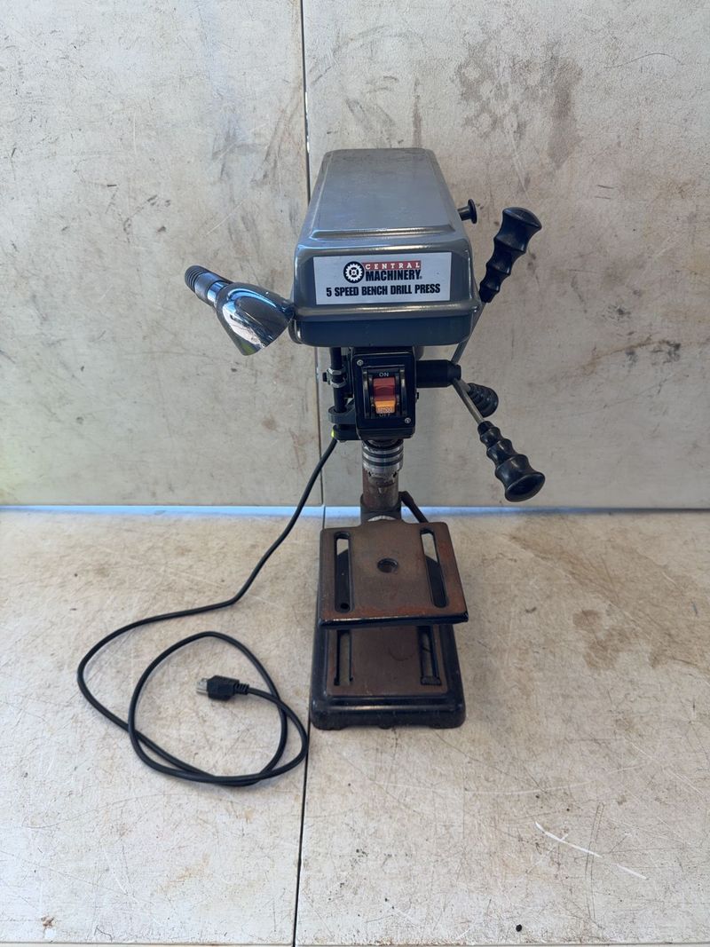 5 Speed Bench Drill Press, 120VAC, Central - Image 1
