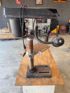 12-Inch Drill Press With Laser-Trac & Workbench - Image 3