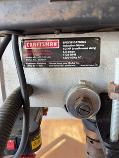 12-Inch Drill Press With Laser-Trac & Workbench - Image 4