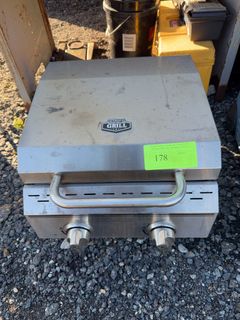 Stainless Steel Tabletop Propane Grill, 2-Burner - Image 1