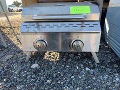 Stainless Steel Tabletop Propane Grill, 2-Burner - Image 4