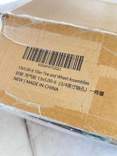 New 13x5.00-6 Tiller Tire with Wheel Assembly - Image 5