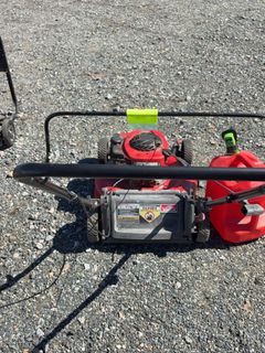 Walk-Behind Lawn Mower with Gas Cans - Image 4