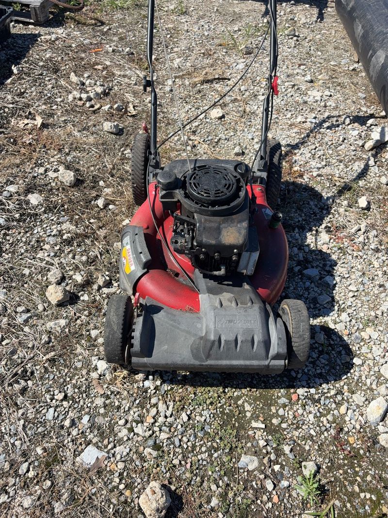 Walk-Behind Gas Lawn Mower, Red, Variable Speed - Image 1