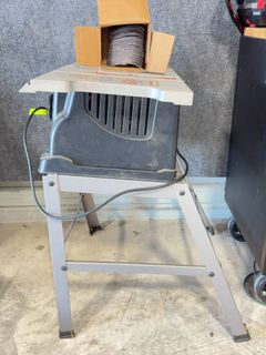 Task Force w 10-In. Bench Table Saw With Stand - Image 1