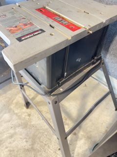 Task Force w 10-In. Bench Table Saw With Stand - Image 8
