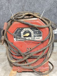 Lincoln AC 225 Amp Arc Welder With Leads - Image 1