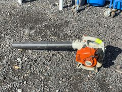 Handheld Gas Leaf Blower, Orange and White - Image 3