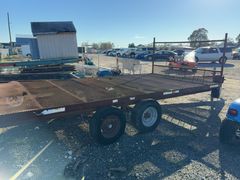 8ft x 17ft Dual Axle Metal Utility Trailer - Image 3