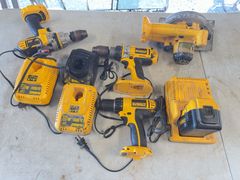 Dewalt Cordless Power Tools With Chargers - Image 1