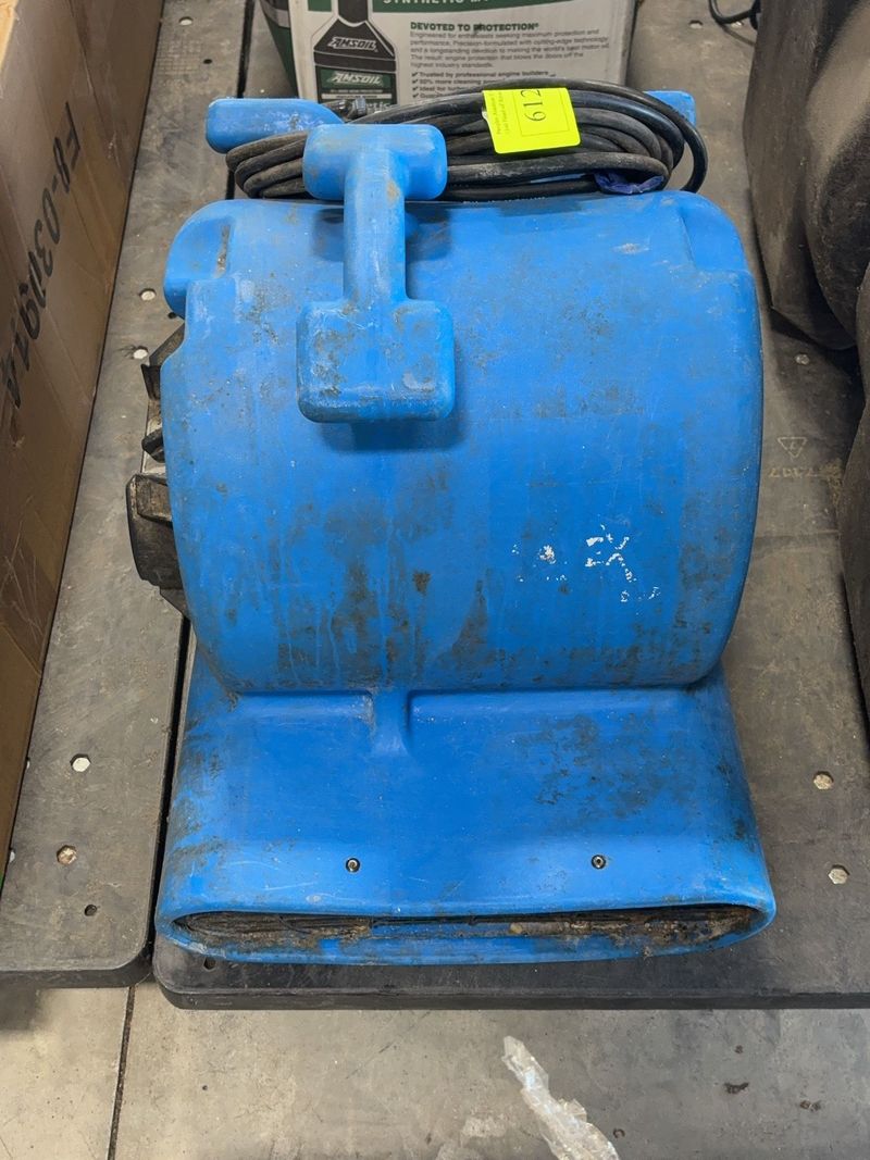 Blue Industrial Air Mover Floor Dryer Fan - Image 1