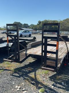 1984 Utility Trailer 6'x14' with 4ft Ramps, Title - Image 4